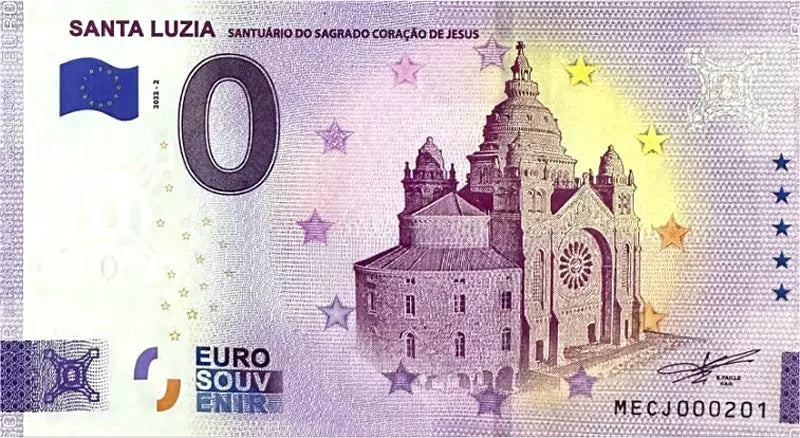 Billet de 0 euro Portugal Torre dos Clérigos, Porto 2022