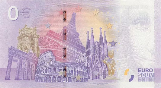 Billet de 0 euro commémorant les 100 ans de Disney 2023