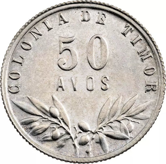 50 Avos Timor oriental Colonie portugaise 1945, 1948 et 1951