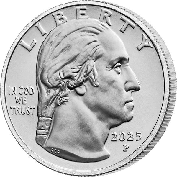Pièce de 25 cents américains - Pièce de 25 cents à l'effigie d'une femme américaine - Parc Starcey, Milbern 2025