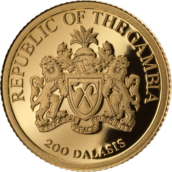 200 dalasis Gambie 125e anniversaire de la Reine Mère + 100e anniversaire de la Reine Elizabeth II 2026