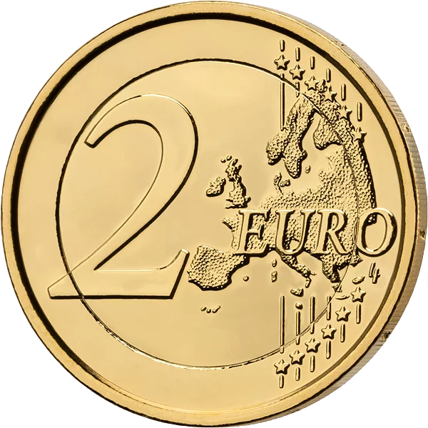 Pièce commémorative de 2 euros Croatie 1100e anniversaire du Royaume de Croatie et du roi Tomislav 2025, édition premium entièrement plaquée or
