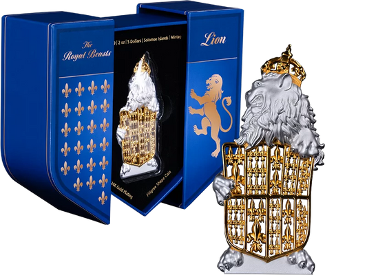 5 dollars des Îles Salomon Les Bêtes Royales - Lion d'Angleterre 2026