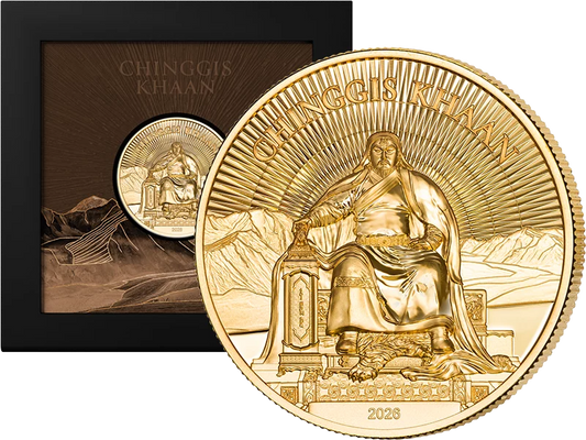 25,000 Togrog Mongolie Chinggis Khaan 2026