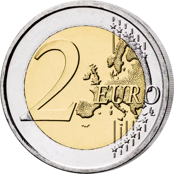 2 euros Finlande 100 ans de radiodiffusion finlandaise (Yleisradio) 2026 avec application couleur