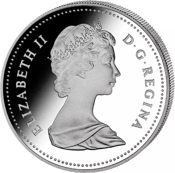 Grue de bison canadienne de 1 dollar, 1982
