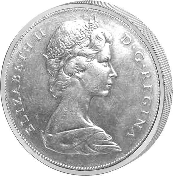 Pièce de 1 dollar canadien Canoë Elizabeth II. 1972 Épreuve