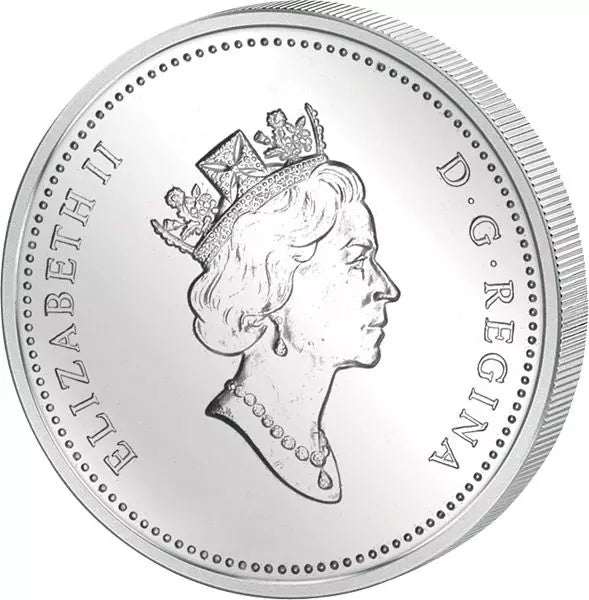 Pièce de 1 dollar canadien commémorant les 325 ans de la Compagnie de la Baie d'Hudson (1995) - Épreuve