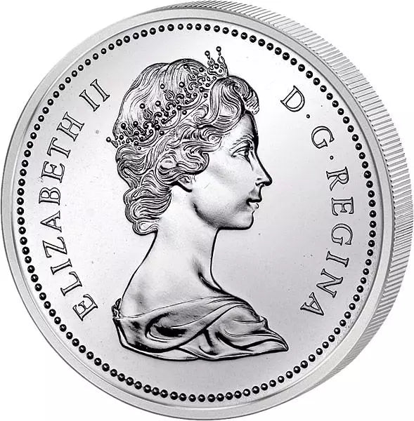 1 dollar canadien – 100 ans de la ville de Calgary, 1975