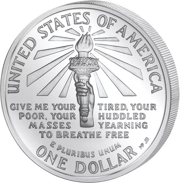 Pièce de 1 dollar américain Statue de la Liberté 1986