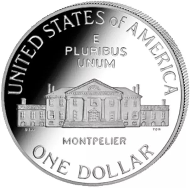 Pièce de 1 dollar américain James Madison 1993