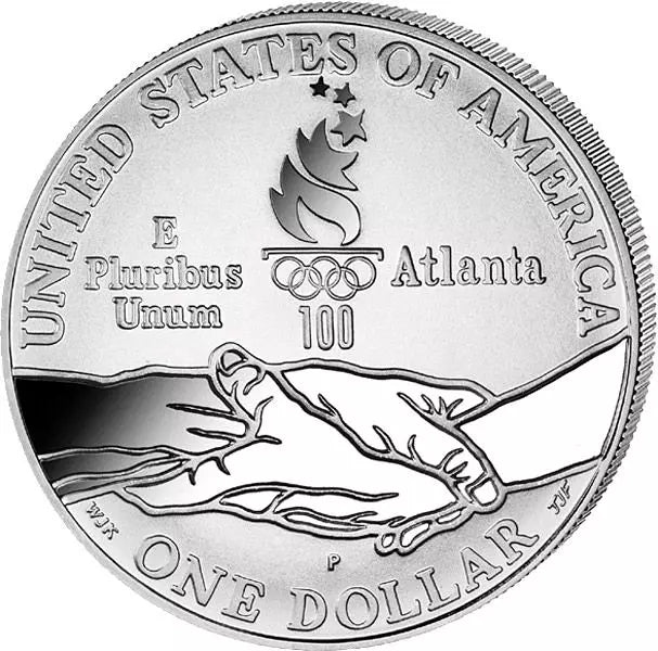 Billet de 1 dollar américain pour les Jeux olympiques d'Atlanta de gymnastique artistique de 1995