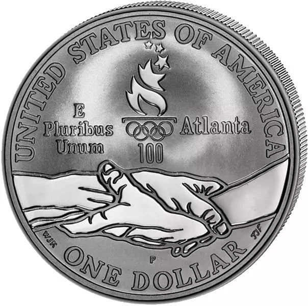 Pièce de 1 dollar américain, Jeux olympiques d'Atlanta, Athlétisme 1995