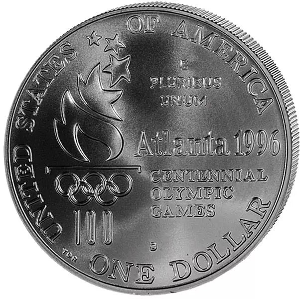 Billet de 1 dollar pour le tournoi de tennis des Jeux olympiques d'Atlanta de 1996 aux États-Unis