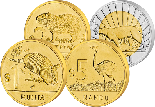 Coffret 1 - 10 Pesos Uruguay 2011-2019