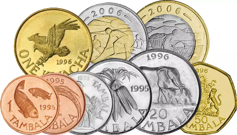 Coffret 1 Tambala - 10 Kwacha Malawi 1995-2006