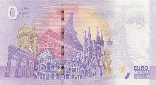 Billet de 0 euro Pays-Bas Phare de Brandaris 2022