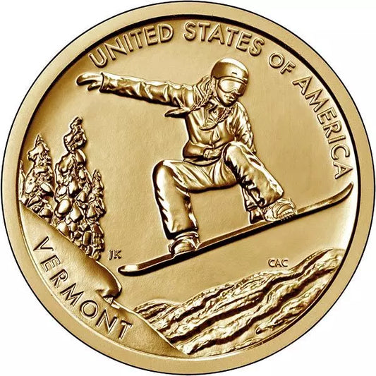 1 Dollar USA Innovation américaine - Vermont 2022