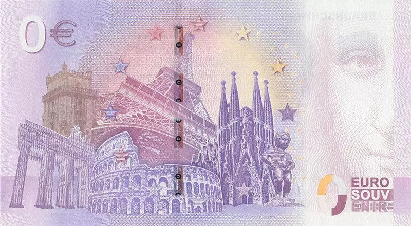 Billet de 0 euro Portugal Torre dos Clérigos, Porto 2022