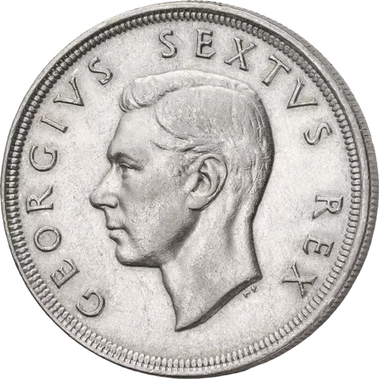 5 Schillings Afrique du Sud Roi George VI - Springbok 1951