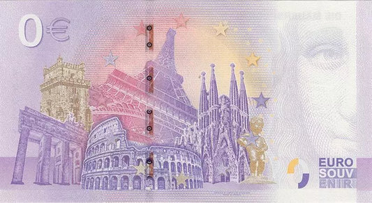 Billet de 0 euro Finlande Monument Sibelius Helsinki 2023