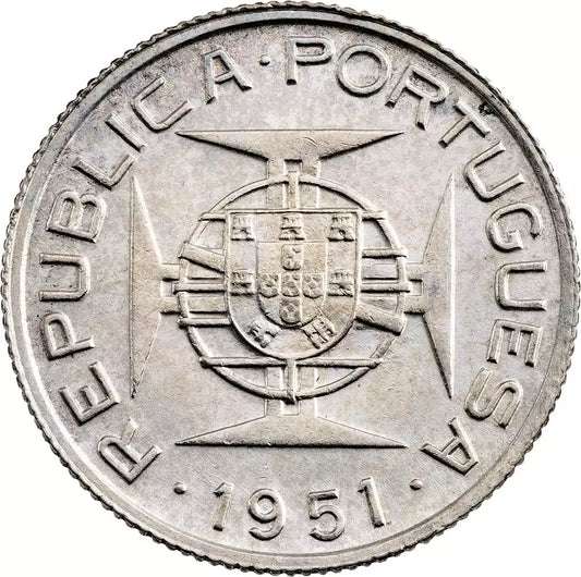50 Avos Timor oriental Colonie portugaise 1945, 1948 et 1951