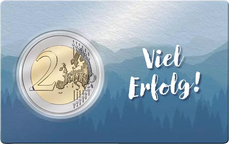 Coffret cadeau de 6 cartes à collectionner de 2 euros, éditions d'artistes, pour diverses occasions.