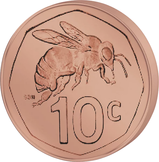 Série de pièces de monnaie d'Afrique du Sud sur les langues et la nature 2023-2024