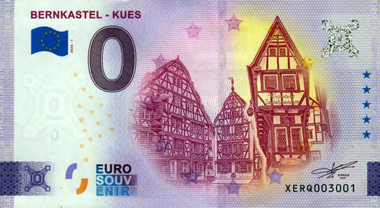 Billet de 0 euro, République fédérale d'Allemagne, Bernkastel-Kues, 2024