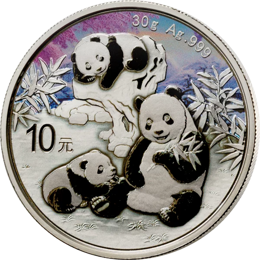 10 yuans Sélection Panda Premium Chine 2025 avec finition effet antique