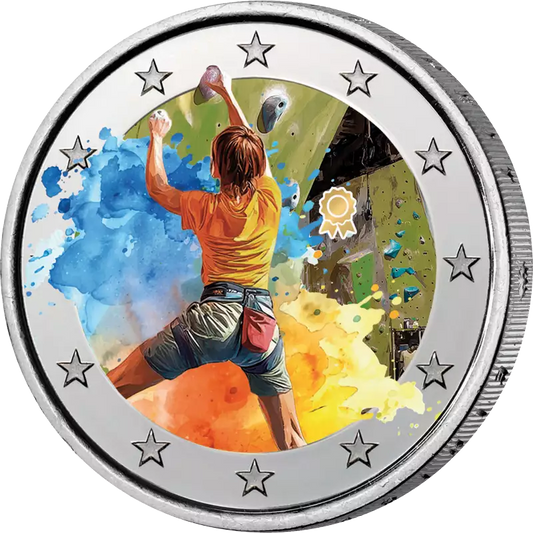 Escalade sportive 2 euros, édition artiste