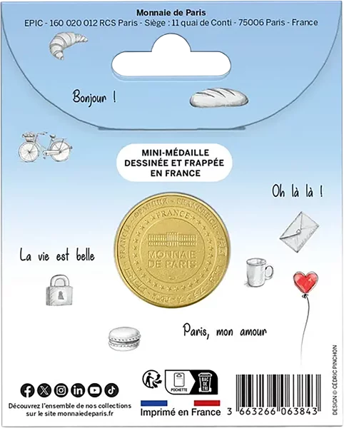 Médaille France Souvenir de Paris