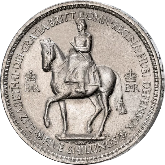 1 Couronne Grande-Bretagne Couronne de couronnement 1953
