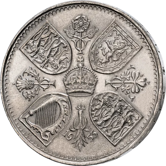 1 Couronne Grande-Bretagne Couronne de couronnement 1953