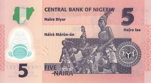 Billets de 5 à 50 nairas du Nigéria, 2024