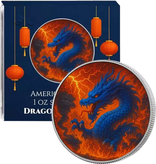 1 dollar américain Dragon du Chaos 2025