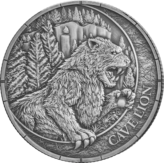 20 dollars Libéria Mégafaune - Lion des cavernes 2026