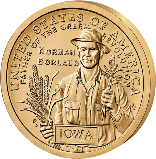 1 Dollar USA Innovation Américaine - Iowa Dr Norman Borlaug 2026