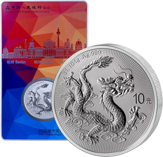 10 Yuan Chine Dragon Chinois 2026