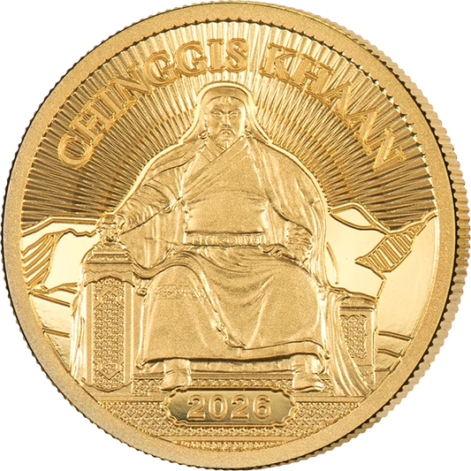 1,000 Togrog Mongolie Chinggis Khaan 2026