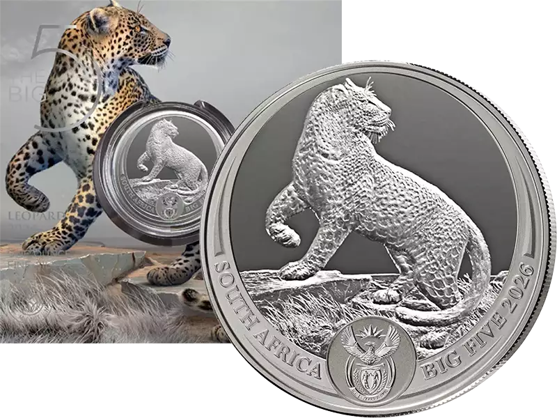 5 Rands Afrique du Sud Big Five - Léopard 2026