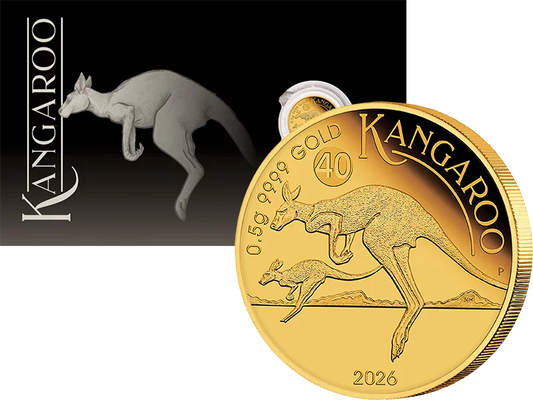 Mini kangourou australien 2026 à 2 dollars
