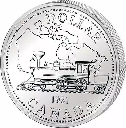 Billet de 1 dollar canadien du chemin de fer transcontinental de 1981