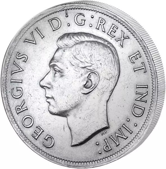 Pièce de 1 dollar canadien, édifice du Parlement, 1939, excellent état