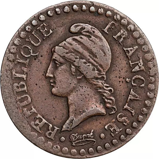 1 centime France Première République 1797-1799