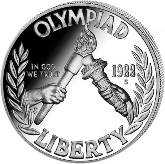 1 dollar américain Jeux olympiques de Séoul 1988