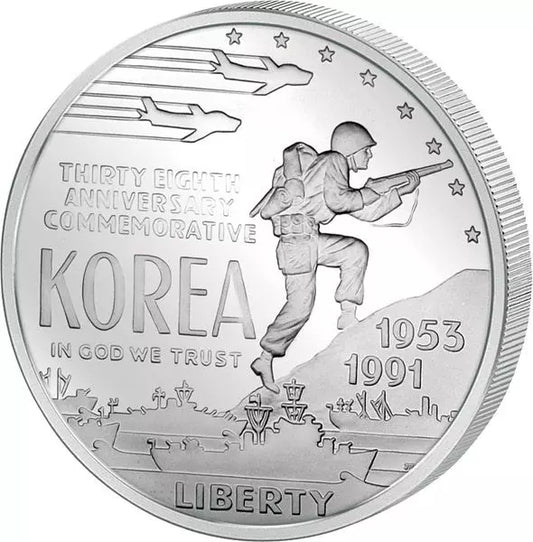 1 dollar américain Guerre de Corée 1991