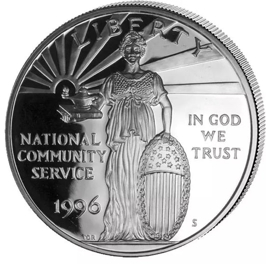 1 dollar américain Service communautaire national 1996