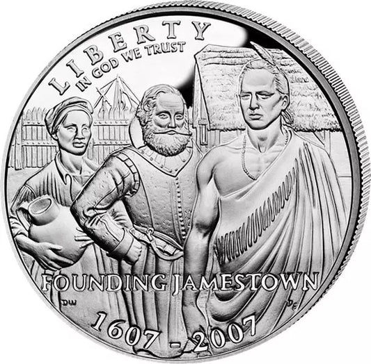 1 dollar américain pour les 400 ans de Jamestown (2007)