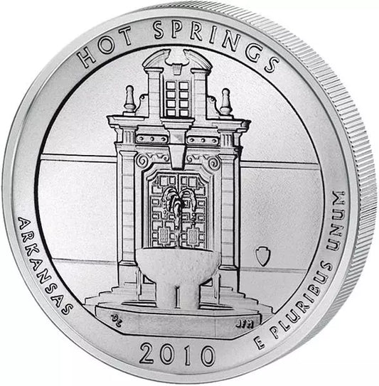 Pièce de 25 cents (25 cents) USA Arkansas Hot Springs 2010